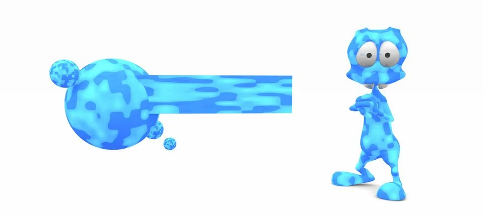 Cartoon Alien Illustrazione stock