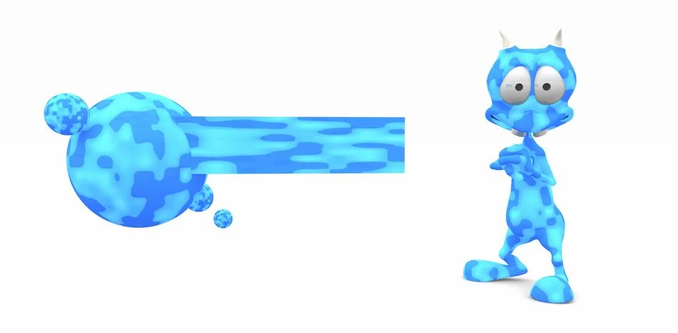 Cartoon Alien Stock Illustration