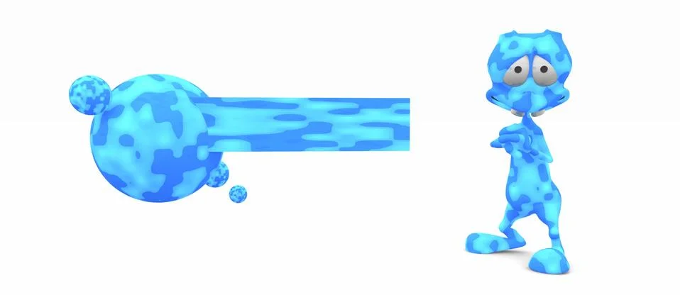 Cartoon Alien Stock Illustration