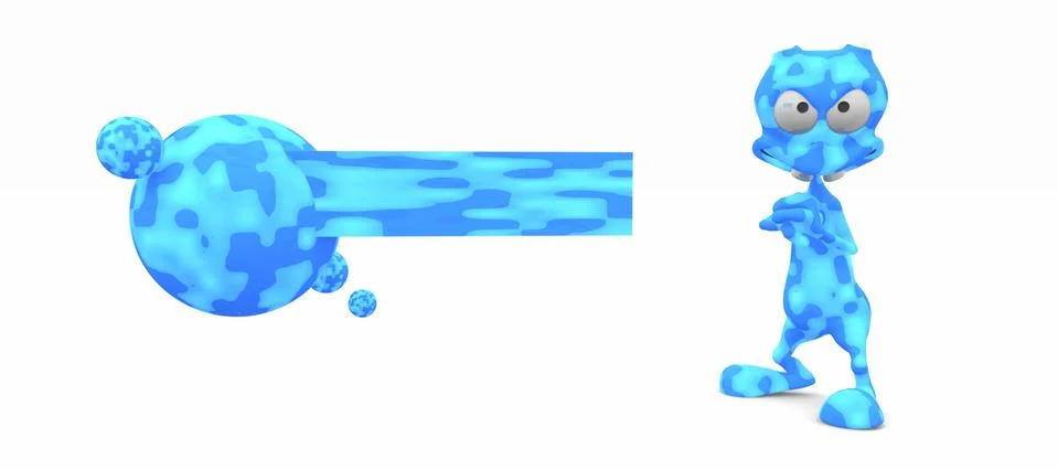 Cartoon Alien Stock Illustration