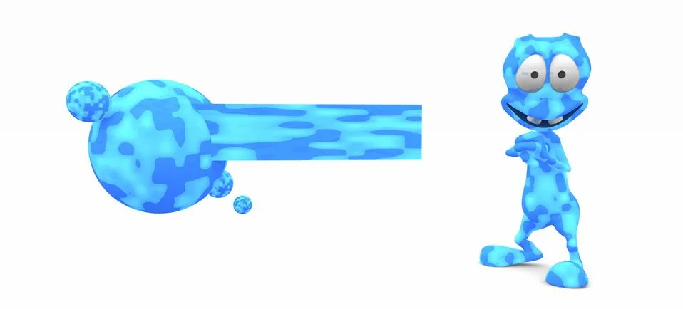 Cartoon Alien Stock-Illustration