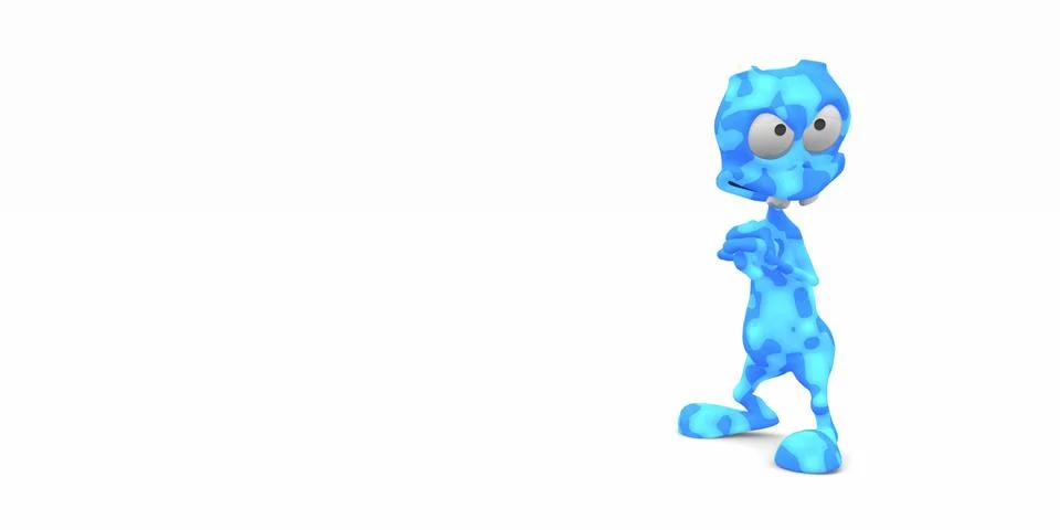 Cartoon Alien 스톡 일러스트