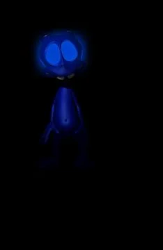 Cartoon Alien Stock Illustration