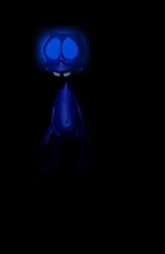 Cartoon Alien 스톡 일러스트