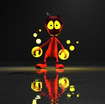 Cartoon alien Illustrazione stock