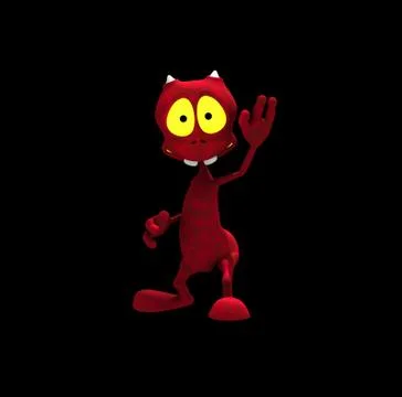 Cartoon alien Stock-Illustration