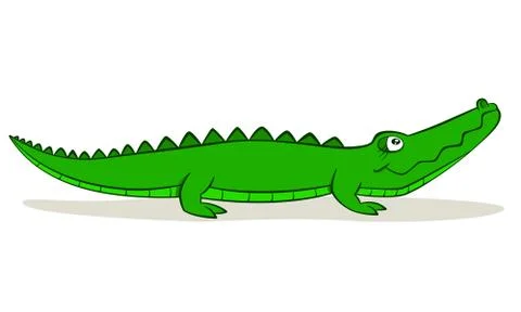 Cartoon Alligator Stock Illustration