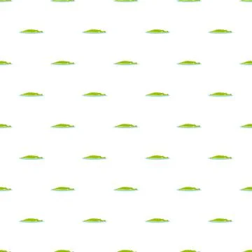 Cartoon alligator pattern repeating seamless background wallpaper Stock Illustration