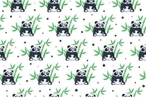 Cartoon animals pattern Stock Illustration