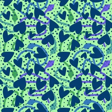 Cartoon animals seamless snake pattern for wrapping and kids new 2025 year イラスト素材