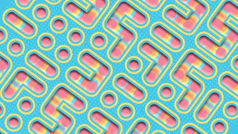 Cartoon animated chip, with current flowing. 3d rendering digital animation 4K Stock Footage 221481939