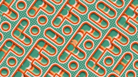 Cartoon animated chip, with current flowing. 3d rendering digital animation 4K Stock Footage 222051096