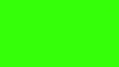 Cartoon animation of back to school object elements on green screen Stock Footage 314280187