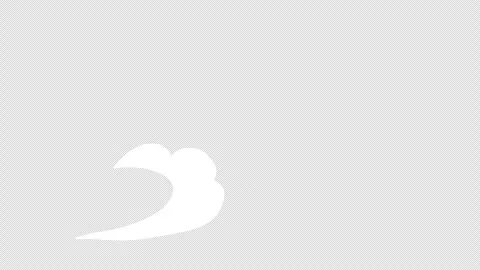 Cartoon animation of a cloud of dust. Video clip with alpha channel. Stock Footage 281863057