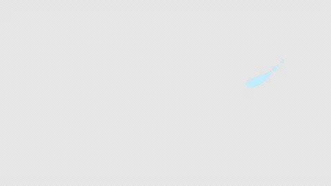 Cartoon animation of a dot that moves spiral path. Video clip with alpha channel Stock Footage 281863028