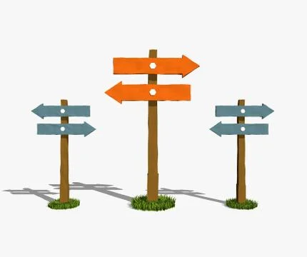 Cartoon arrows Stock Illustration