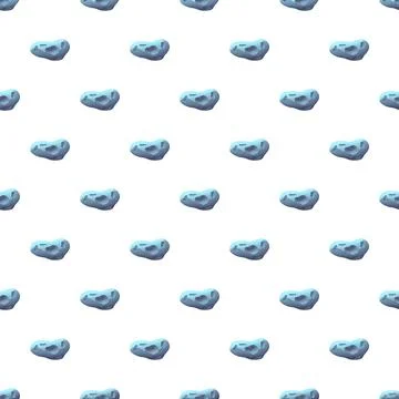 Cartoon asteroid pattern background for space design イラスト素材