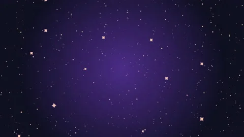 Cartoon astronaut watching rocket launch isolated on dark space background in 4k Stock Footage 147852553