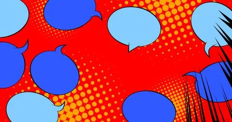 Cartoon Background, comic book backdrop. Retro vector comics pop art illust.. イラスト素材