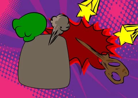 Cartoon background, comic book backdrop. Retro vector comics pop art design. Illustrazione stock