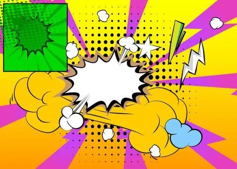 Cartoon background, comic book backdrop. Retro vector comics pop art design. イラスト素材