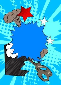 Cartoon background, comic book backdrop. Retro vector comics pop art design. イラスト素材