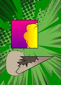 Cartoon background, comic book backdrop. Retro vector comics pop art design. イラスト素材