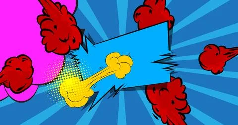 Cartoon background, comic book backdrop. Retro vector comics pop art design. イラスト素材