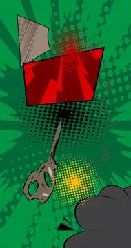 Cartoon background, comic book backdrop. Retro vector comics pop art design. イラスト素材