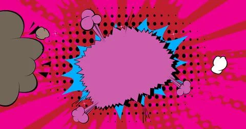 Cartoon background, comic book backdrop. Retro vector comics pop art design. イラスト素材