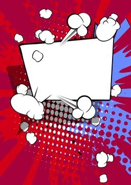 Cartoon background, comic book backdrop. Retro vector comics pop art design. イラスト素材