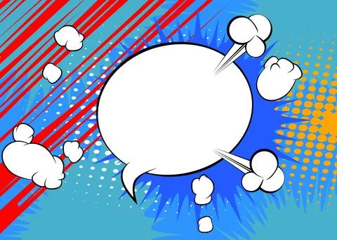 Cartoon background, comic book backdrop. Retro vector comics pop art design. イラスト素材