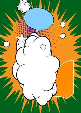 Cartoon background, comic book backdrop. Retro vector comics pop art design. イラスト素材