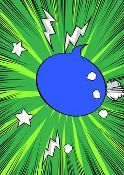 Cartoon background, comic book backdrop. Retro vector comics pop art design. 스톡 일러스트