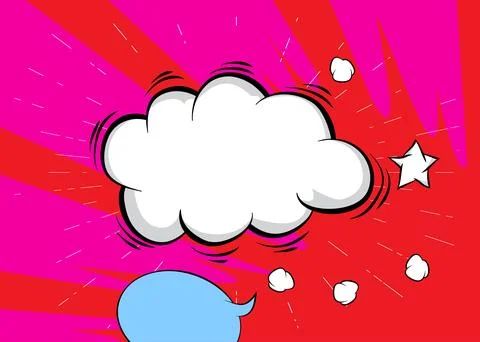 Cartoon background, comic book backdrop. Retro vector comics pop art design. イラスト素材