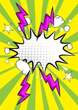 Cartoon background, comic book backdrop. Retro vector comics pop art design. イラスト素材