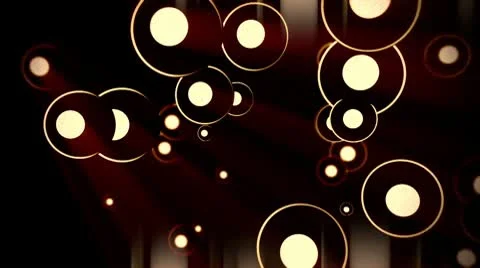 Cartoon - Balls - 7 - Gold Stock Footage 8911204