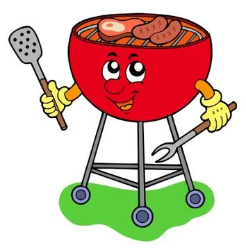Cartoon barbeque Illustrazione stock