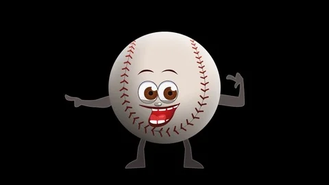Cartoon Baseball Ball Pointer Left Anima... | Stock Video | Pond5