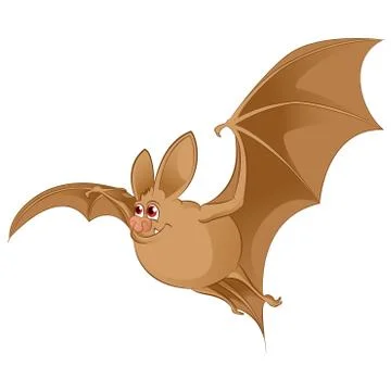 Cartoon Bat Stockillustratie