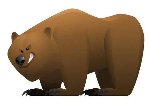 Cartoon Bear Illustrazione stock