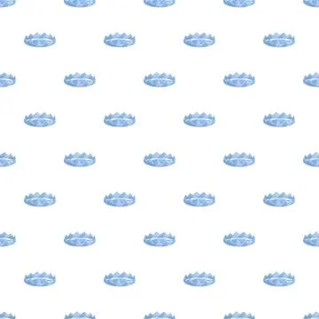 Cartoon bear trap snare pattern danger background 库存插图