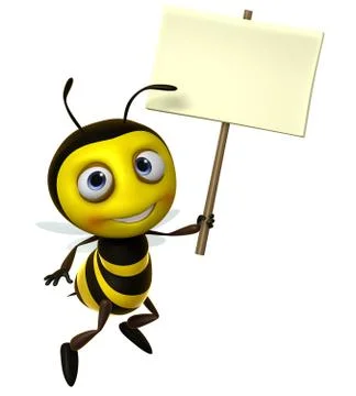 Cartoon bee 스톡 일러스트