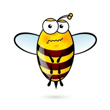 Cartoon Bee Illustrazione stock