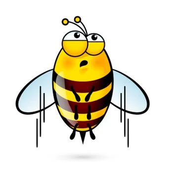 Cartoon Bee Illustrazione stock
