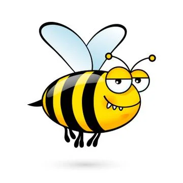 Cartoon Bee Stock Illustration