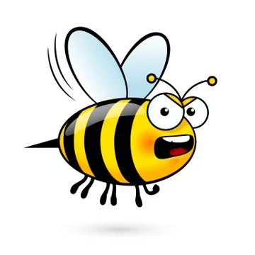 Cartoon Bee Illustrazione stock