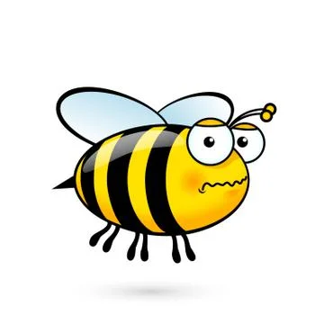 Cartoon Bee Illustrazione stock