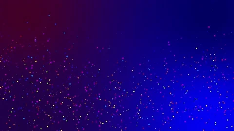 Cartoon bg of beautiful multi-colored circles like paint bubbles or dye droplets Stock Footage 140115665