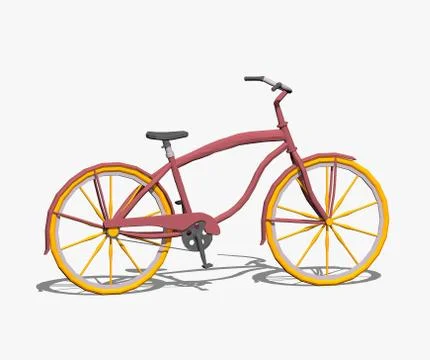 Cartoon bicycle Stock Illustration